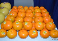 New variety autumn honey tangerines from Noble Worldwide. In two weeks, another new variety, called Juicy Crunch will be available.